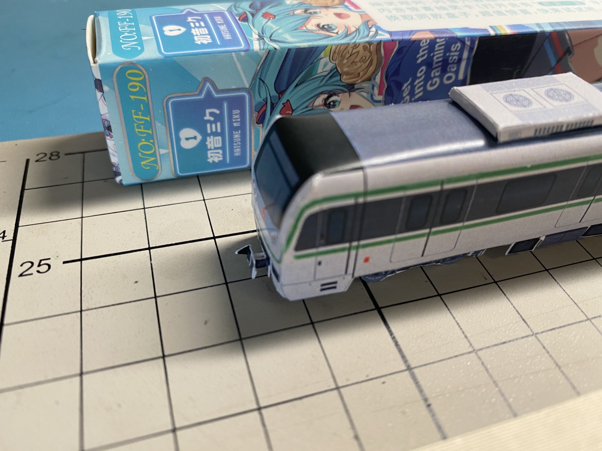 全网首发!杭州地铁4号线车头纸模型制作!