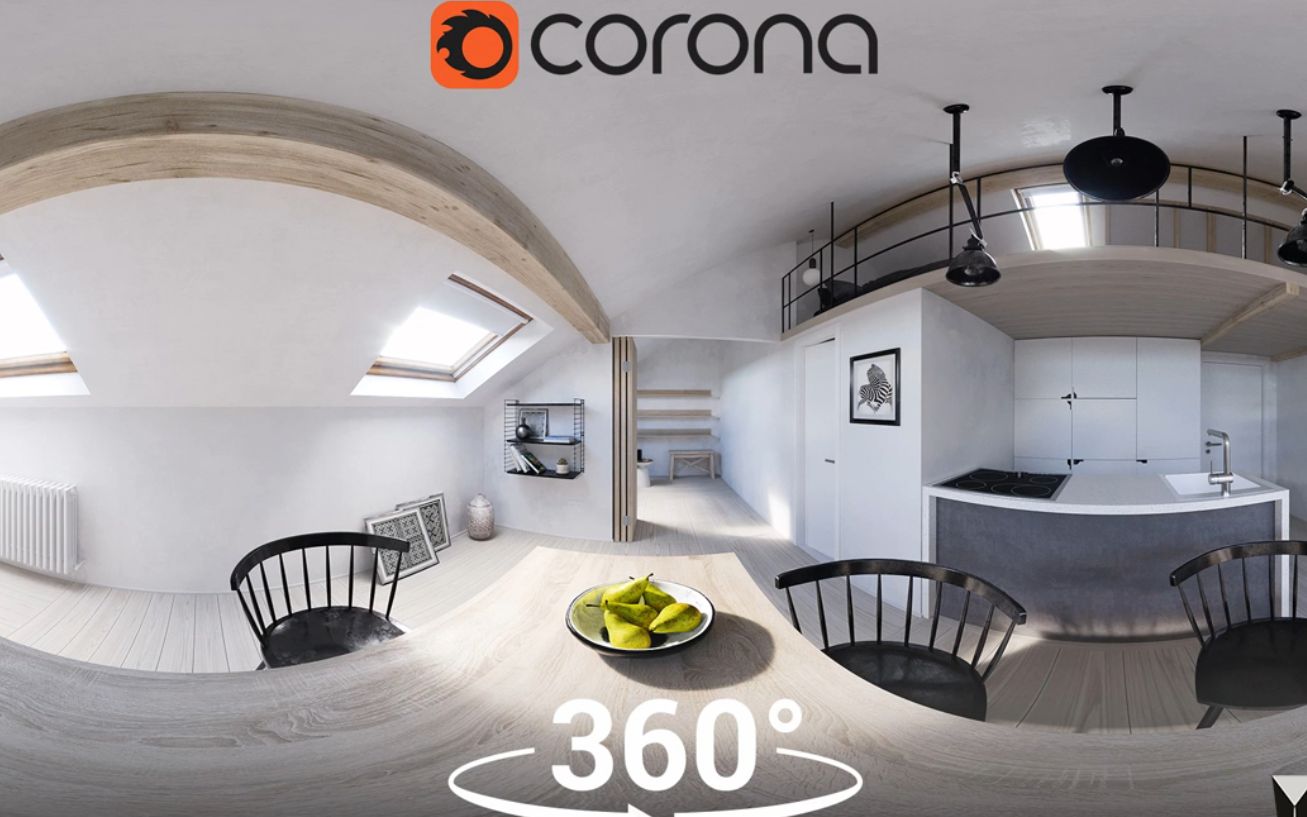 如何使用Corona Panorama Exporter创建交互式360Ⱕ…覙ﮐŠ图哔哩哔哩bilibili