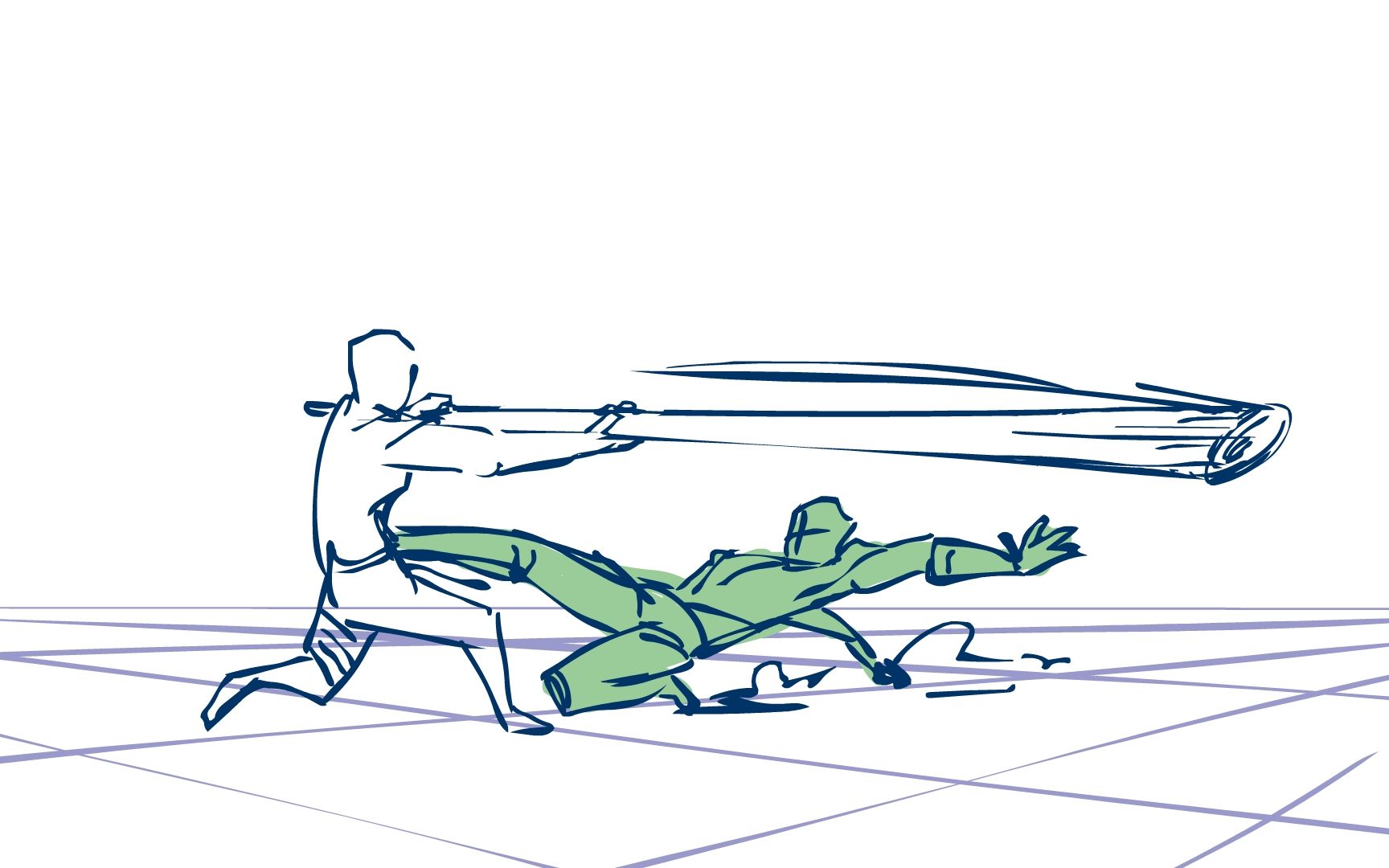 (动态分镜)草稿:练习编绘组打斗动作