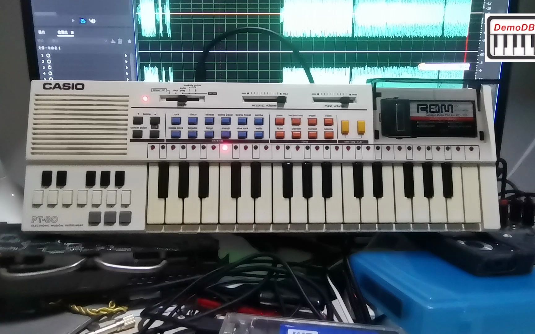 卡西欧pt80电子琴示范曲(ro551卡带)