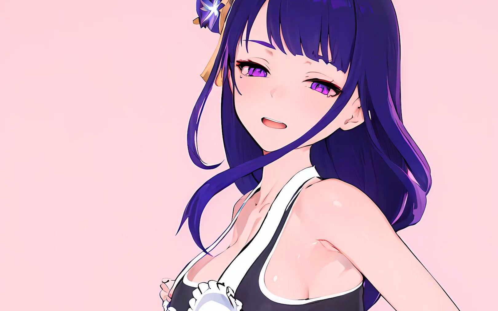 【ai动画】贴心的女仆影做饭给你吃啊