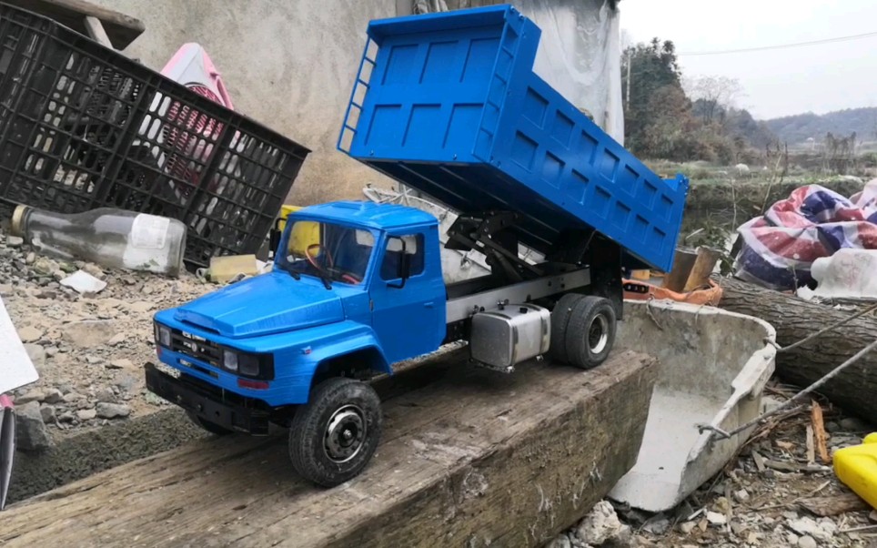 rc卡车 东风eq140自卸车 工程车泥头车运输砂石