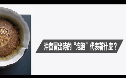 冲煮的时候冒出来的泡泡代表什么意思?——咖啡冲煮攻略哔哩哔哩bilibili