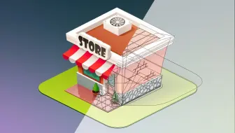 鼠绘3D商店图标 | Adobe Illustrator教程