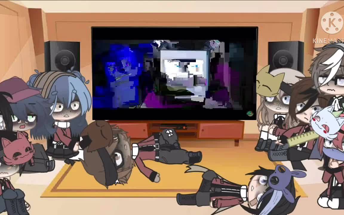 【fnaf】迈克尔和他的同学反应|第4部分|抖音和音乐视频|michael and