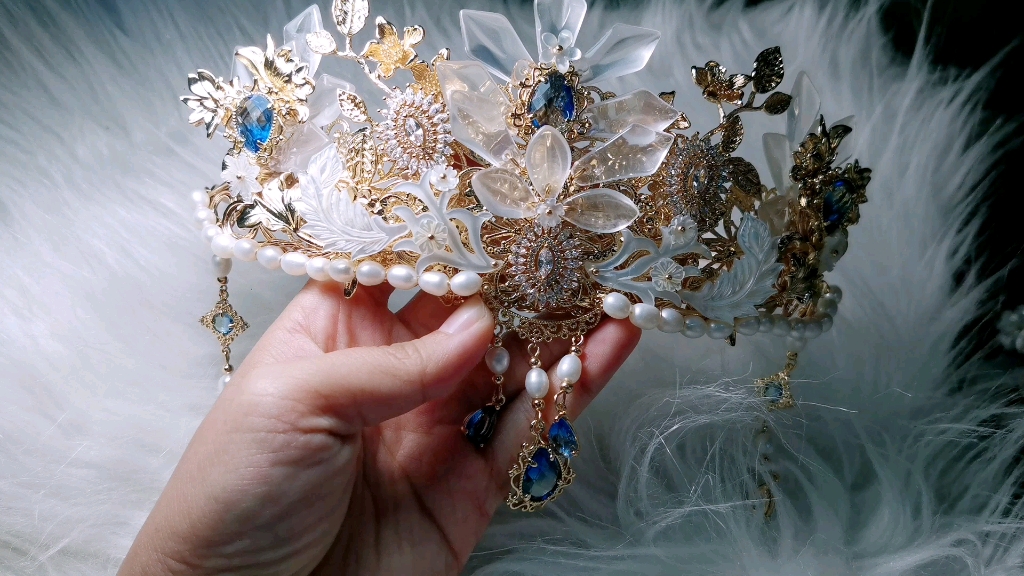 [发冠]南山雪 洛丽塔汉服两用发冠