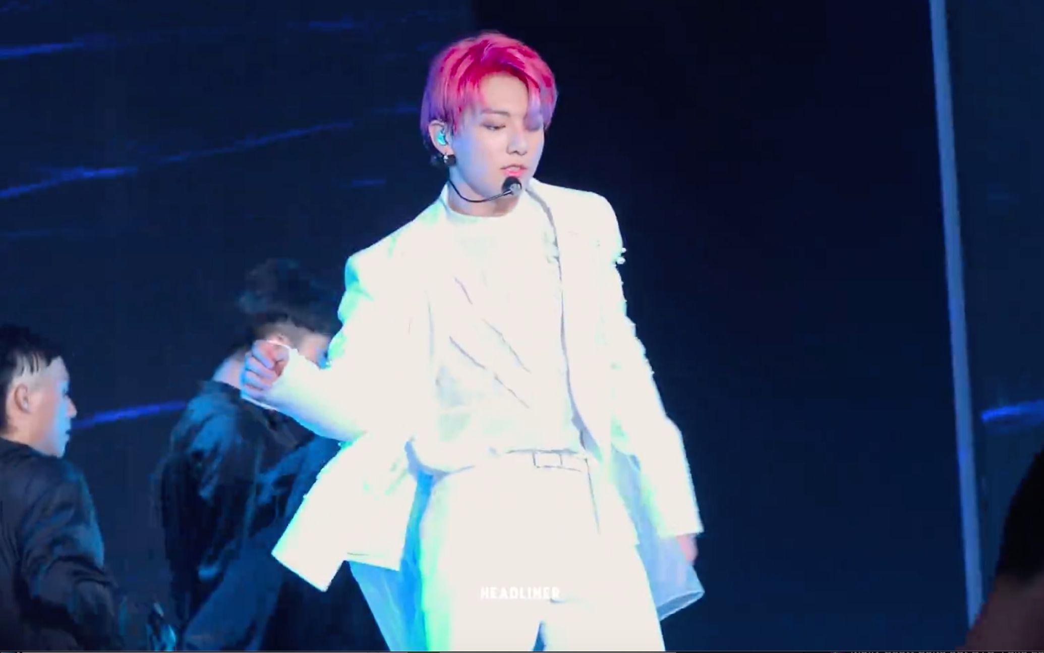 bts田柾国euphoria超仙直拍红发白衣的果砸是仙子