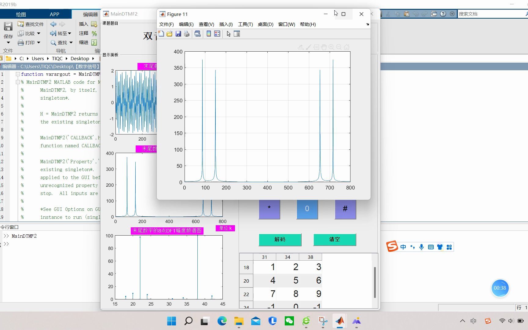 【数字信号】基于matlab GUI DTMF双音多频信号仿真演示系统(戈泽尔算法)【含Matlab源码 1849期】哔哩哔哩bilibili