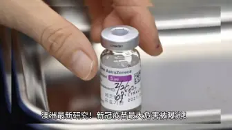 Descargar video: 澳洲最新研究！新冠疫苗最大危害被曝光！导致严重后遗症，大脑、心脏、神经全受损！