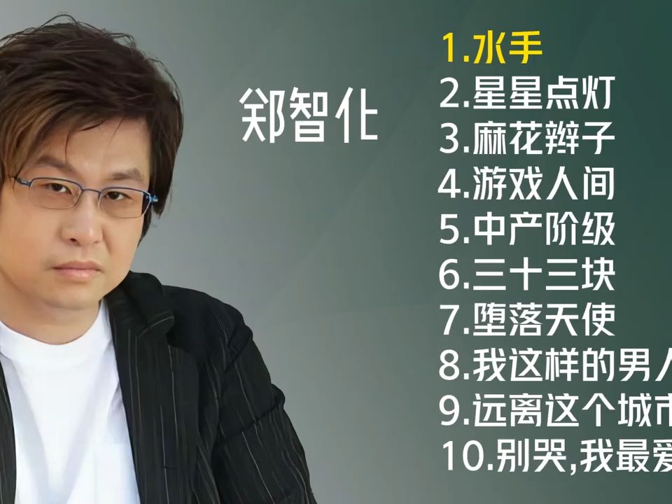 郑智化十首经典老歌《水手》《星星点灯》《游戏人间》