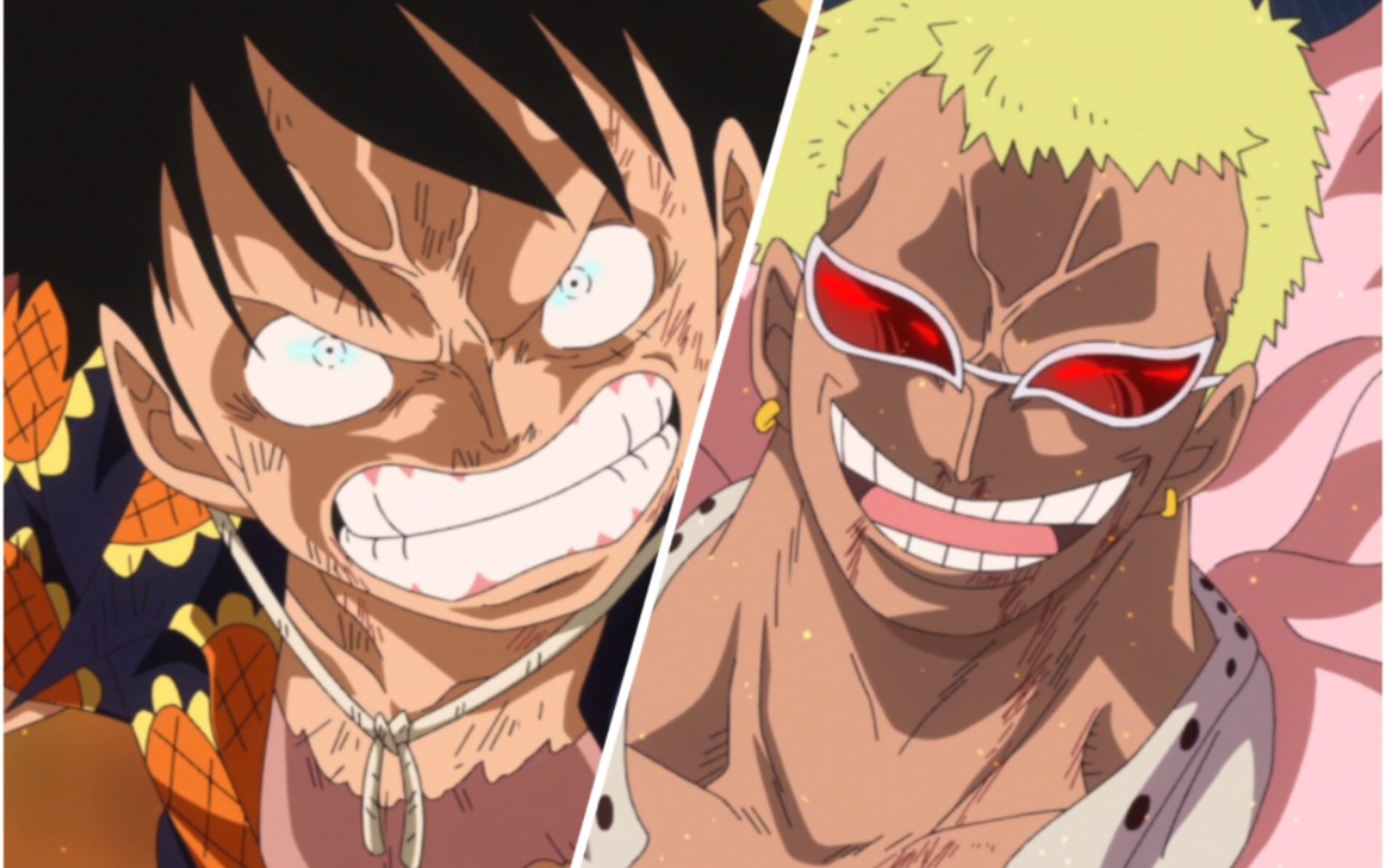 路飞vs多弗朗明哥!四档弹力人开启,带你回顾德岛最后之战!