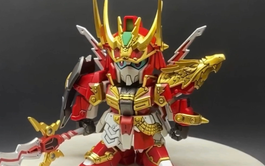 万代sd高达 雷装张飞z高达 三国高达 抚州客户定制成品展示