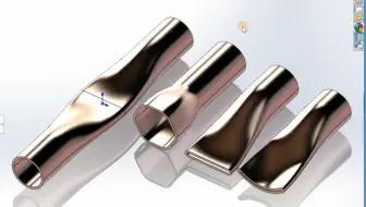 solidworks圆管压扁的建模方法