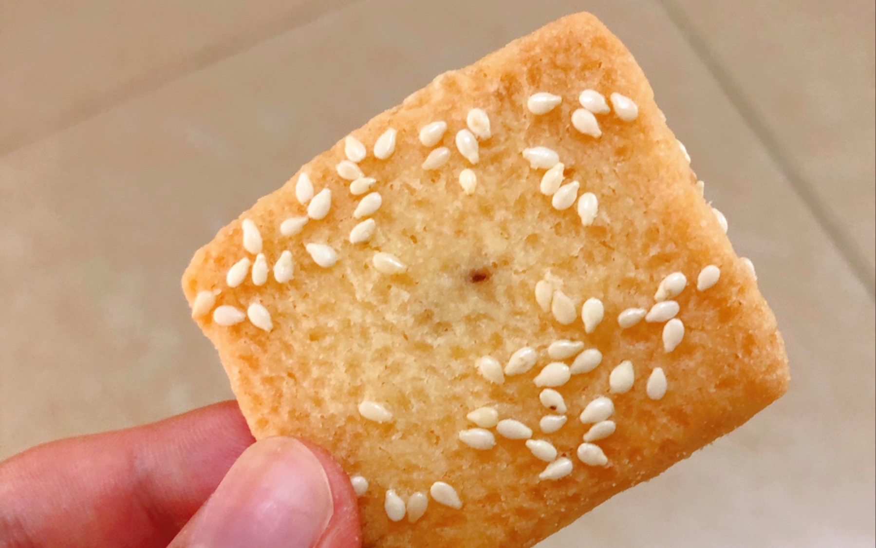 好吃易做的芝麻方酥!