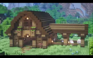 Video herunterladen: 【Minecraft】建造一间养殖场