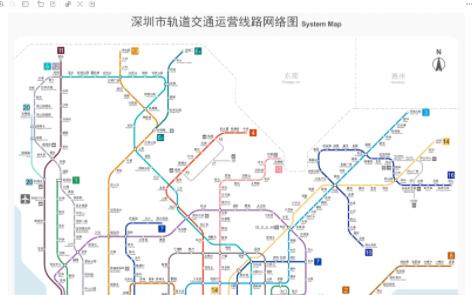 深圳地铁最新超前预告的线路图哔哩哔哩bilibili