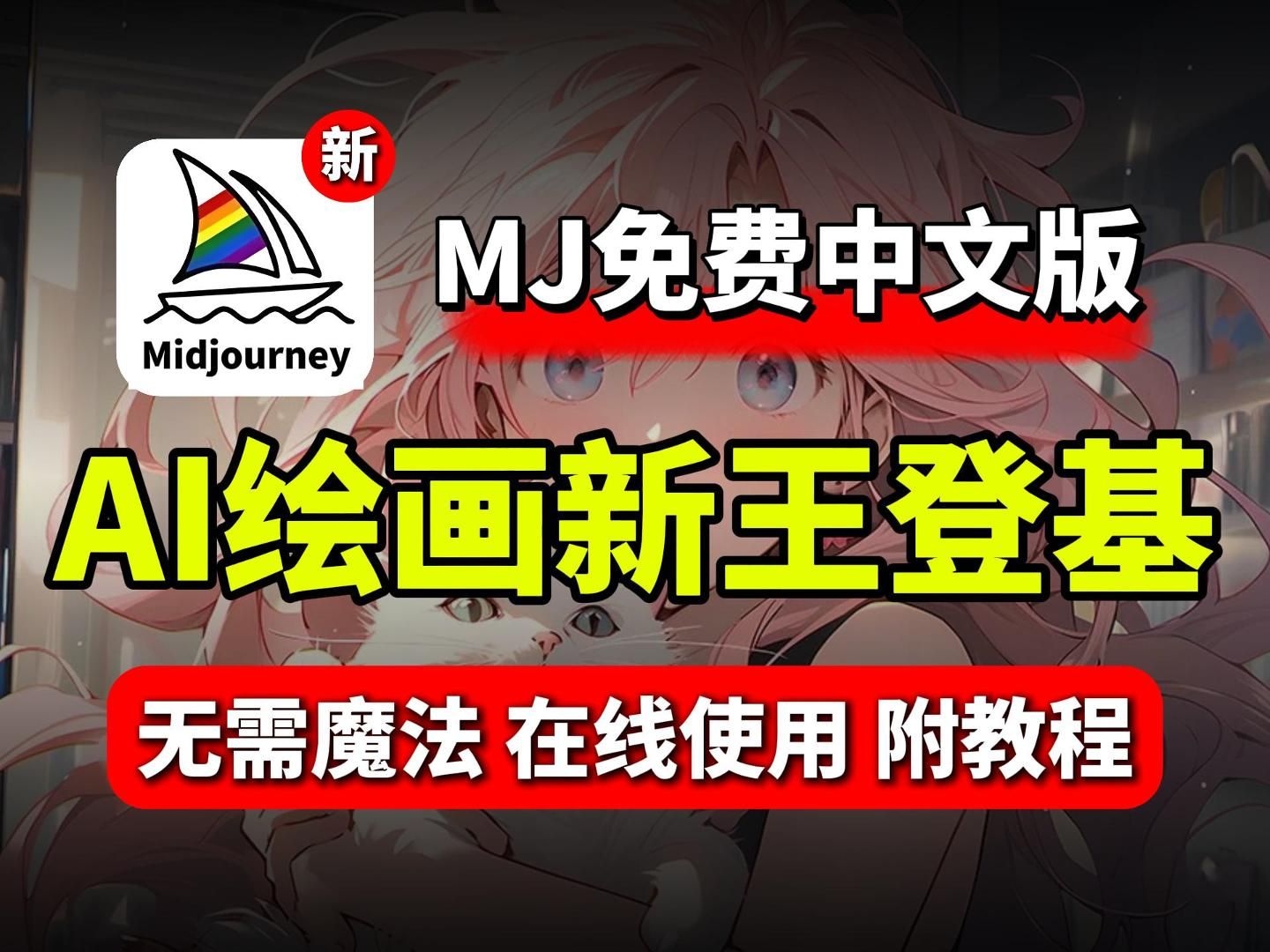 2025ⷁI绘画新王登基!【Midjourney】最新最强AI绘画软件,关键是中文版可免费下载,无需魔法~ Midjourney安装,MJ下载哔哩哔哩bilibili