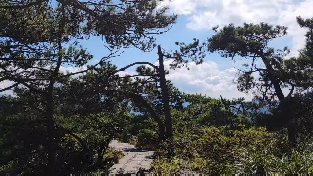 [图]庐山五老峰绝美风景，远眺鄱阳湖风光