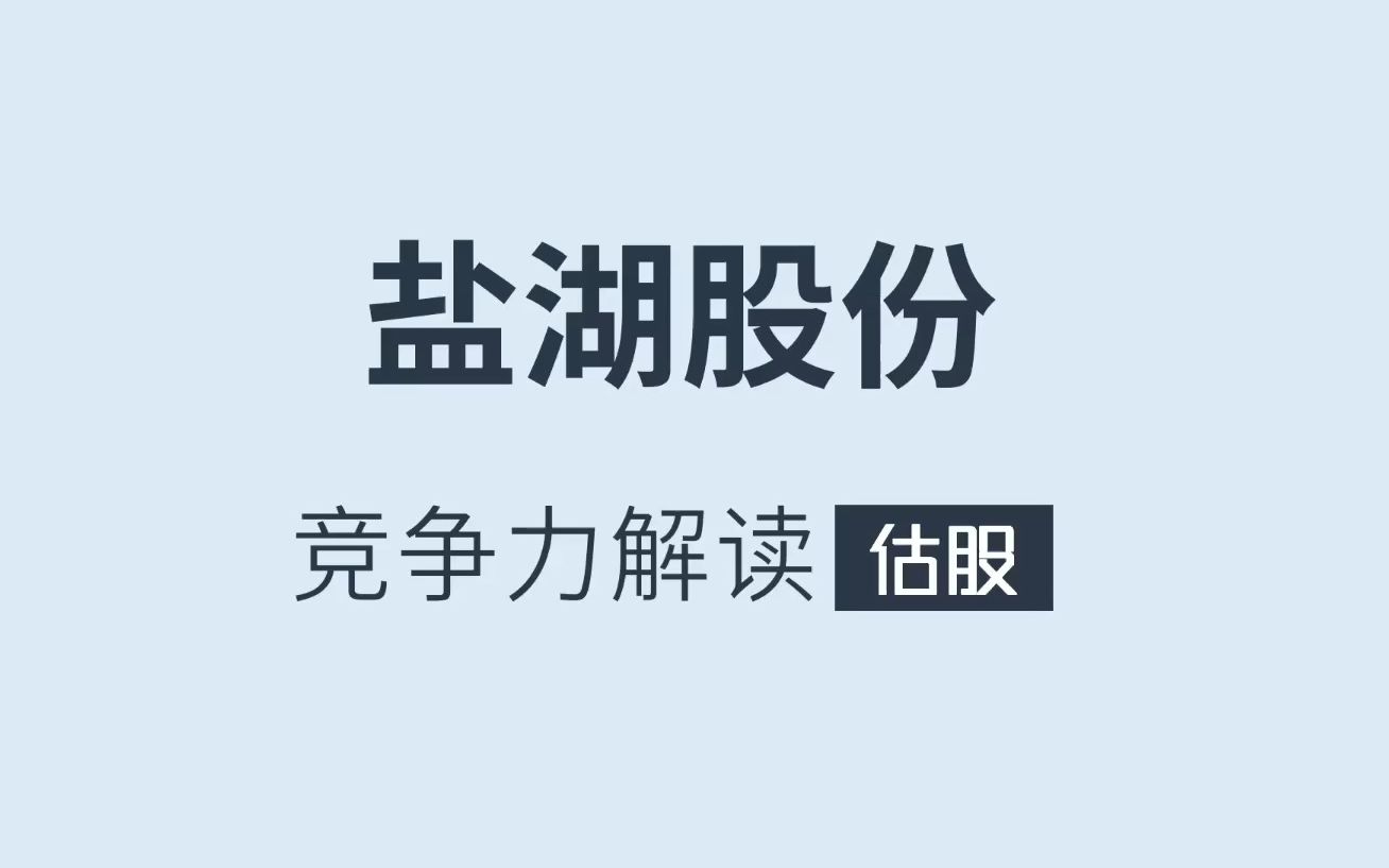 [图]盐湖股份竞争力解读-附深度报告