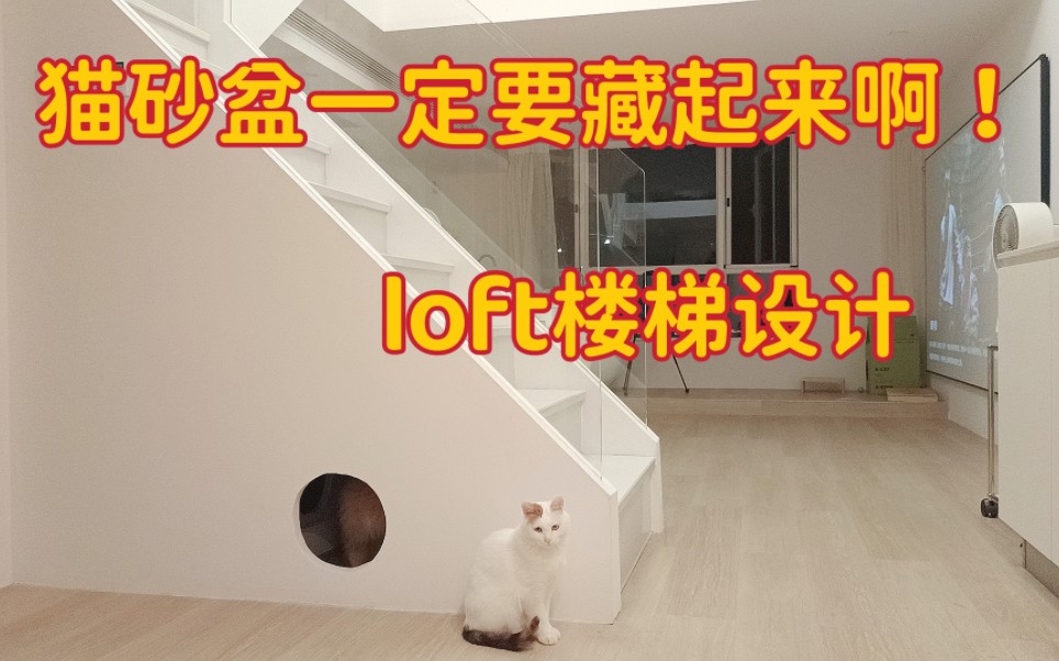 有猫家庭装修附图纸,loft完美隐藏猫砂盆.主子再高贵也是要上厕所的!设计好才不会有味道,家里也干干净净[红色心形R][害羞R]哔哩哔哩bilibili