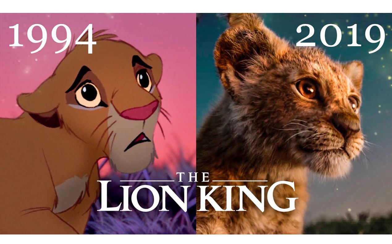 【狮子王】lion king 最棒对比官方预告 1994年 vs 2019年