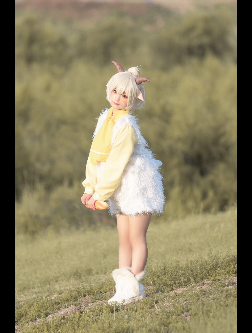 喜羊羊与灰太狼cos懒羊羊蠢沫沫