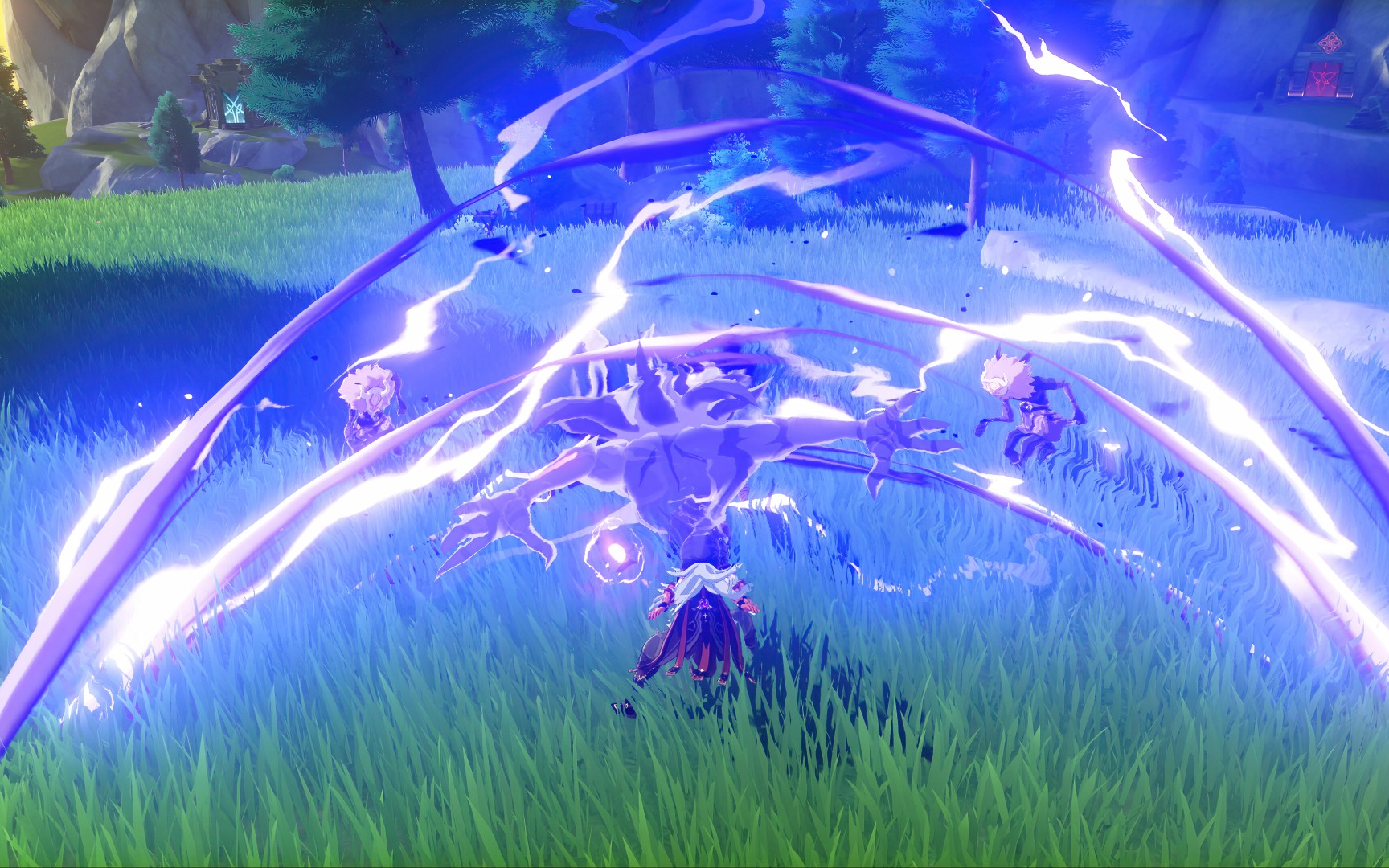 原神深渊12层可莉温蒂77无5星武器携手雷泽风主杀穿12层