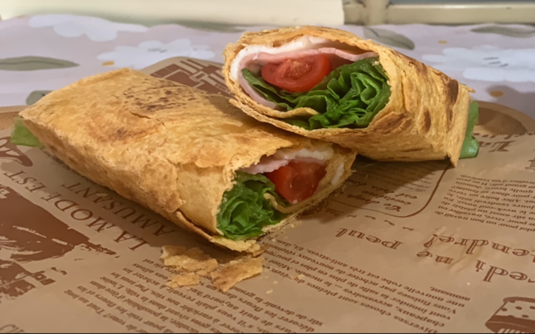 卷卷更快乐|营养美味一卷搞定【煎蛋火腿蔬菜卷饼】