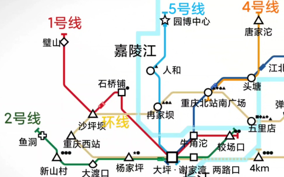 【迷你地铁】重庆市轨道交通发展简史(雾)