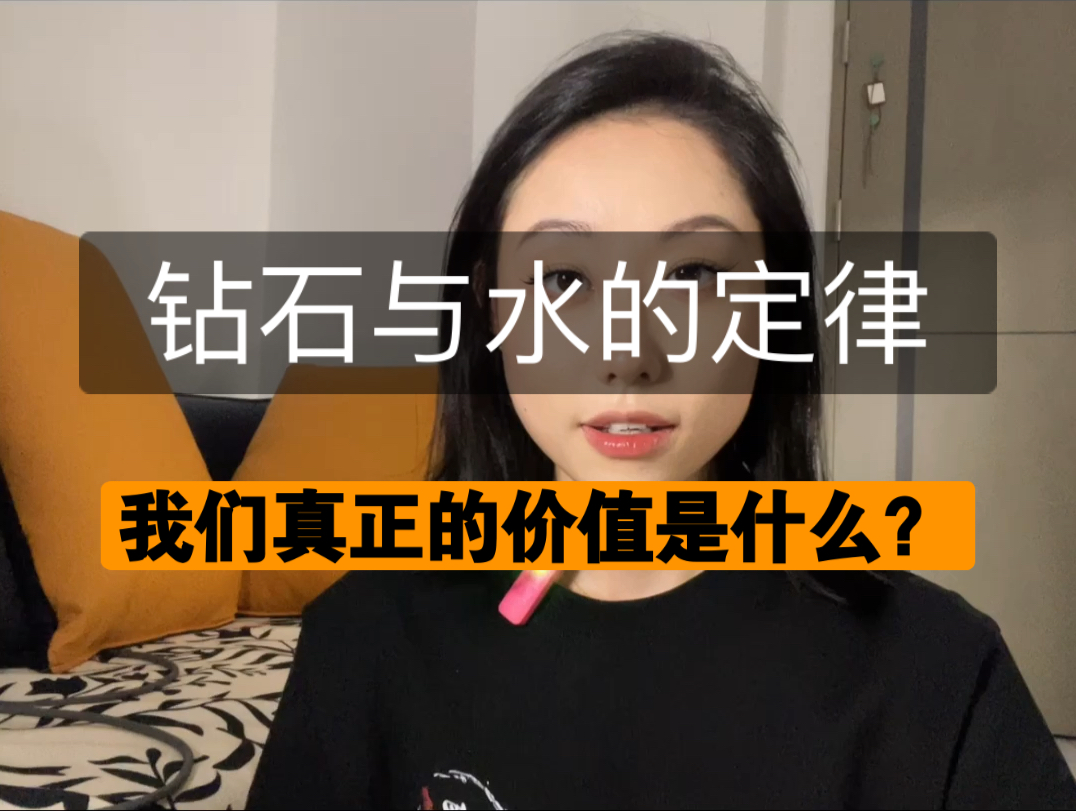 命运的逻辑08集|钻石与水的定律,我们真正的价值是什么?哔哩哔哩bilibili