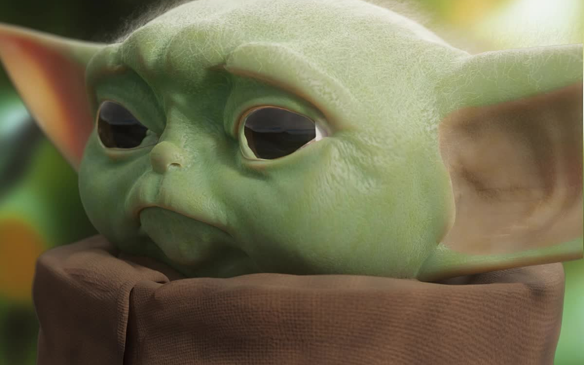 blender制作小尤达