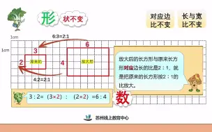 Download Video: 2022年3月9日六年级数学《图形的放大与缩小》