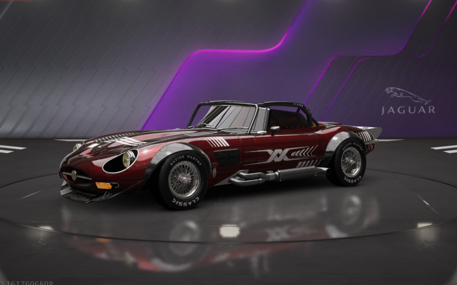 【巅峰极速】捷豹e-type排位高质量录像 跟随音乐聆听v12的咆哮