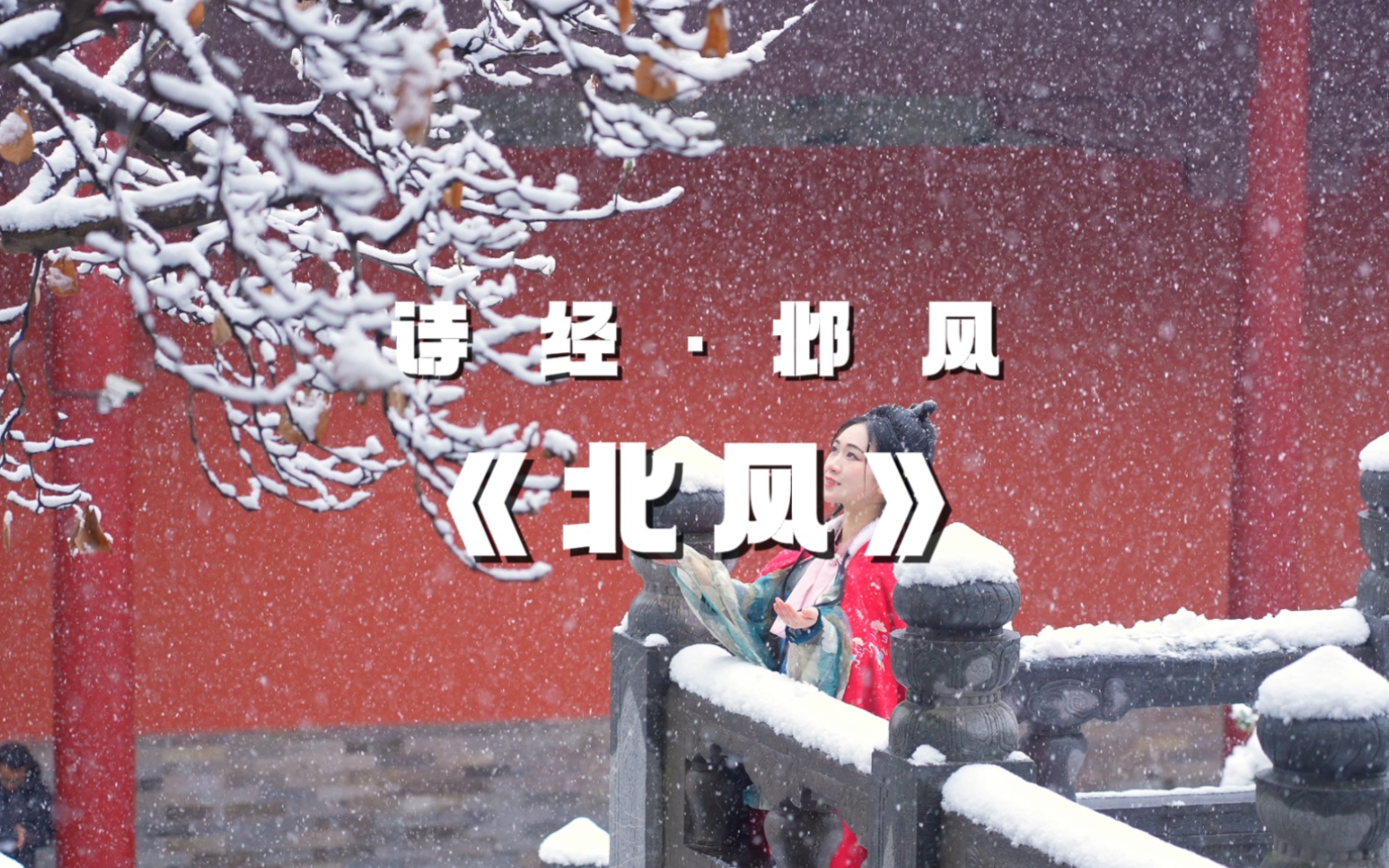 詩經·邶風·北風丨在南京朝天宮,我看見一場千年前的雪