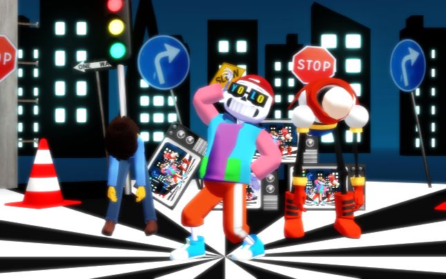 【undertale mmd】社会摇【sans & frisk & papyrus】