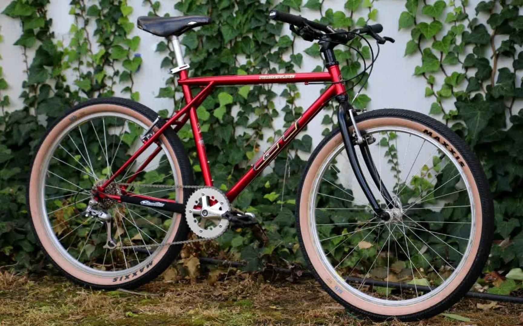 gt 复古山地车 改装单盘驱动