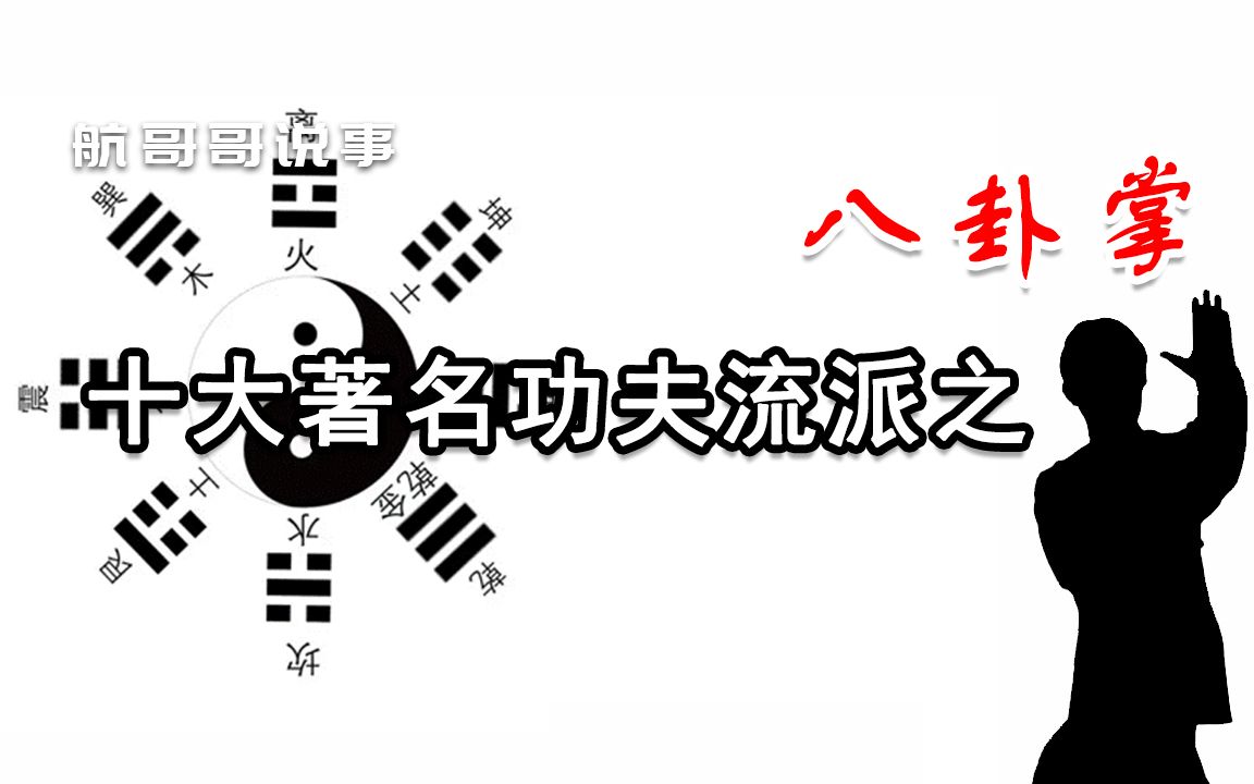 中国十大著名功夫流派【八卦掌】老外也特别青睐得一种掌法哔哩哔哩bilibili