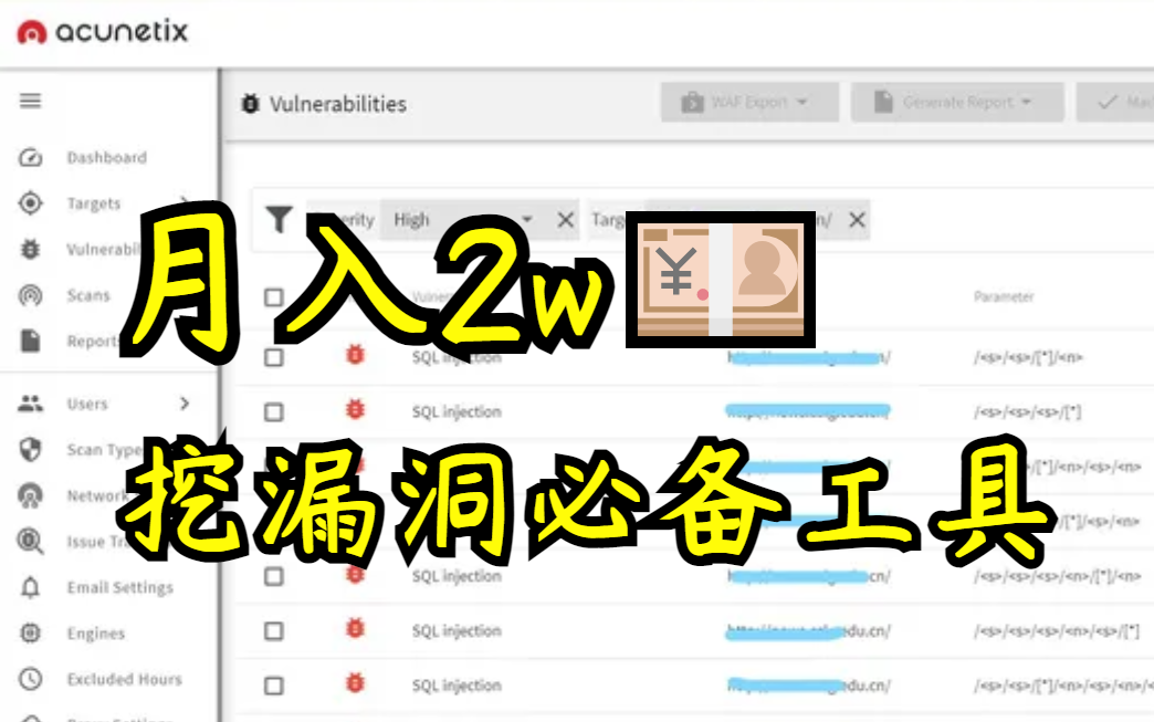 月入2w+,网安人挖漏洞必备3大工具,助你成功接到私活, 实现财富自由!哔哩哔哩bilibili