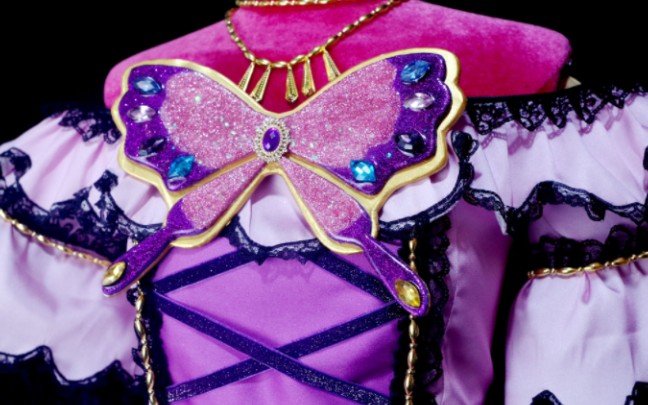 偶像活动〕紫吹兰cos服装,玫瑰礼服