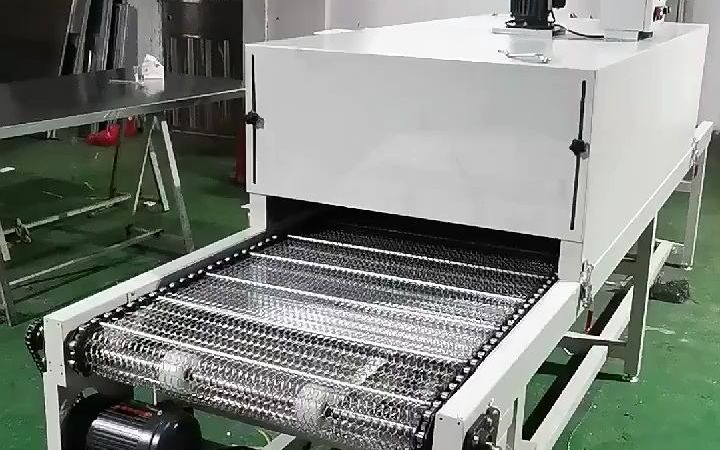 高温隧道炉烘干线烘道流水线 五金网带烤炉输送机烘烤丝印喷油线