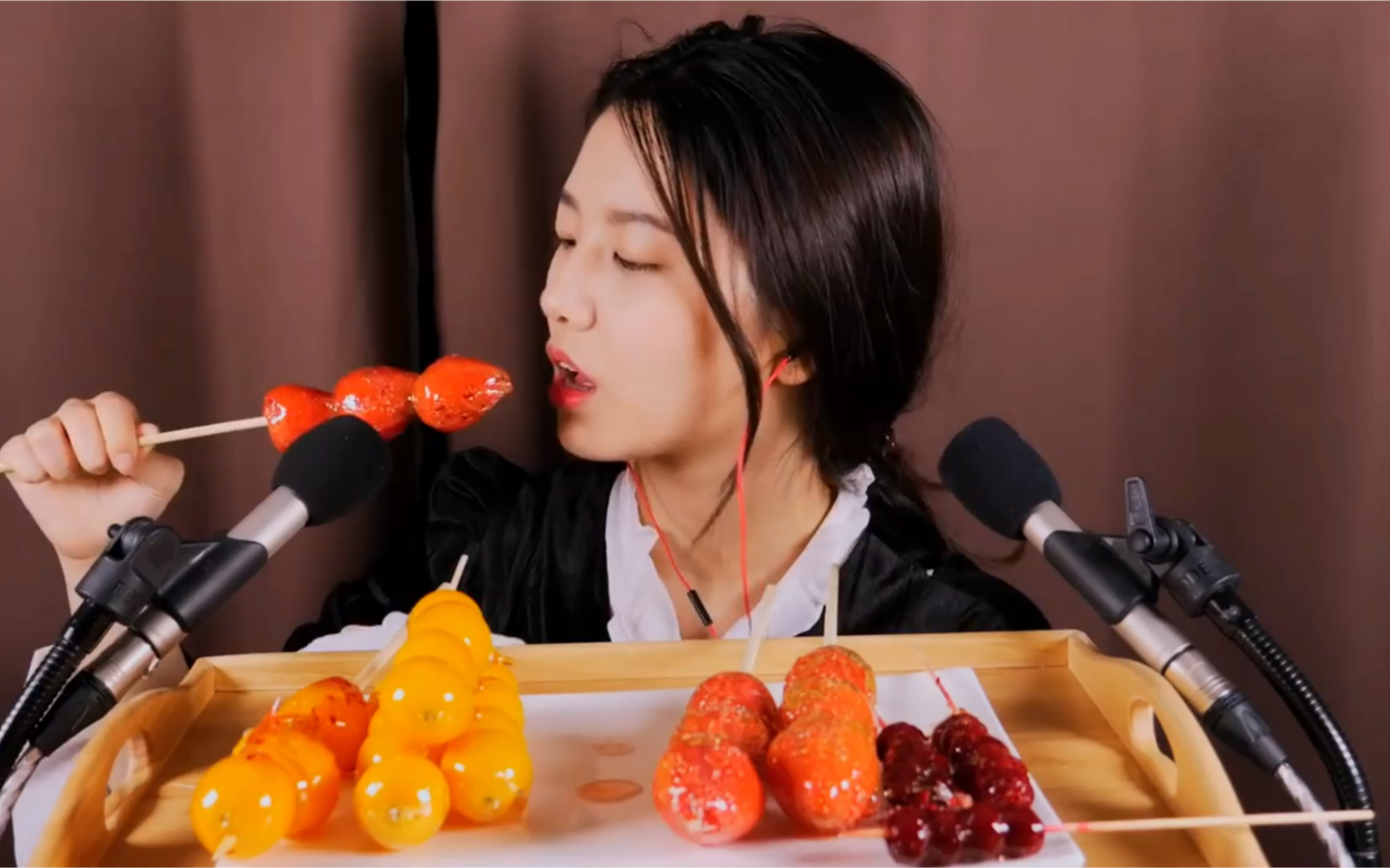 *吃播剪说话* suna|冰糖葫芦(含4倍速)是谁想看suna的四倍速来着?