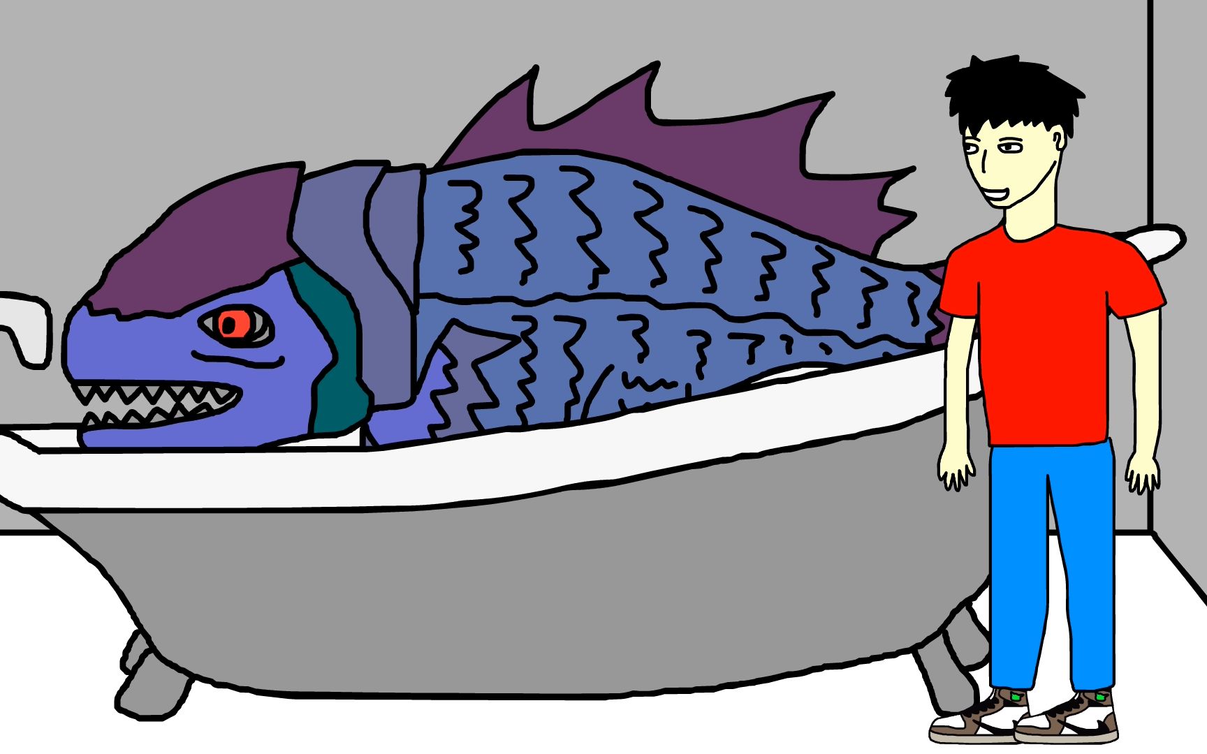 小明恐怖动画:食人鱼