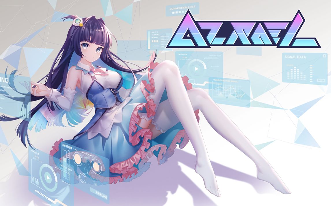 全新音游azrael前瞻pv,分轨6k全key音音游!下落式 and "侧落式"?