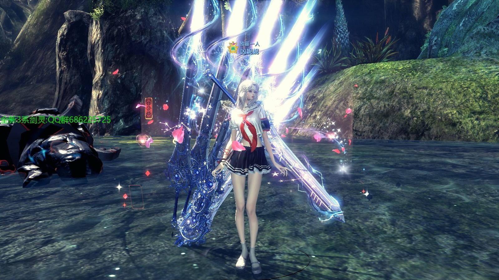 剑灵这样的华丽的剑士谁看了谁不心动啊!