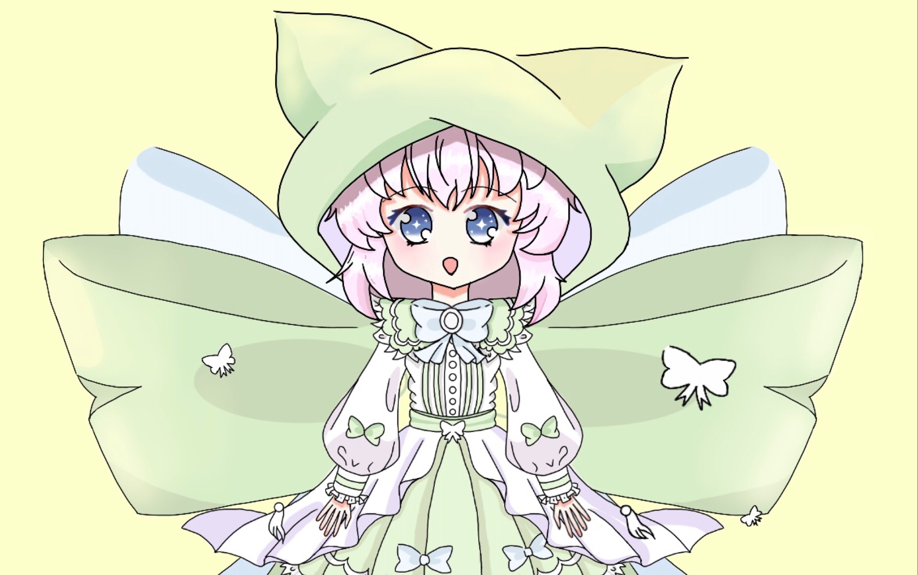 指绘接了个q版稿上色2