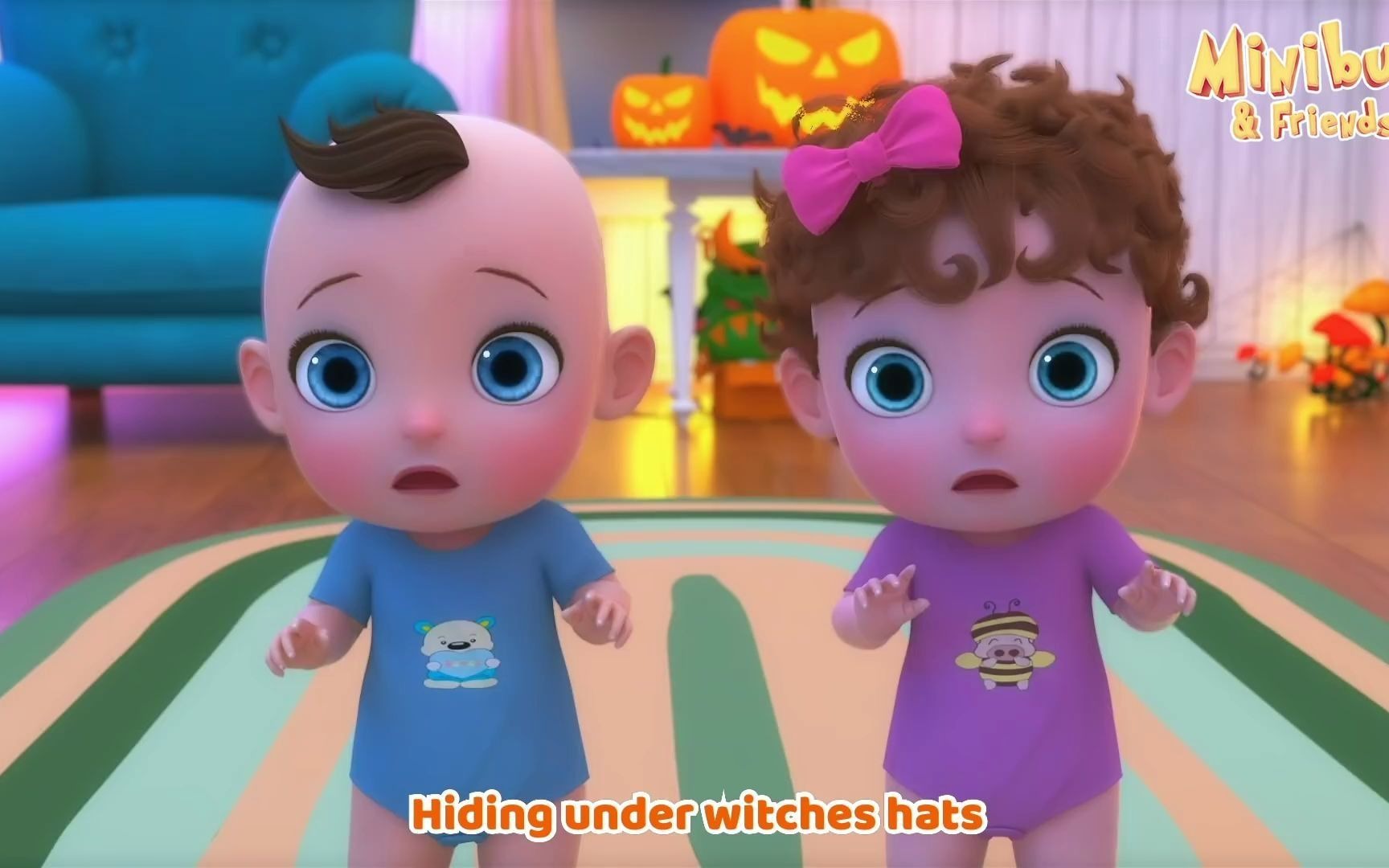 Little Monsters + More Halloween Nursery Rhymes & Kids Songs  Minibus哔哩哔哩bilibili