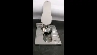 不锈钢蹲便器水冲蹲坑旱厕可用尺寸600×450防臭加厚板材排污口100/165/190可选 可加前挡防臭器存水弯翻盖厕所改造工程农村厕改移动厕所公厕学校