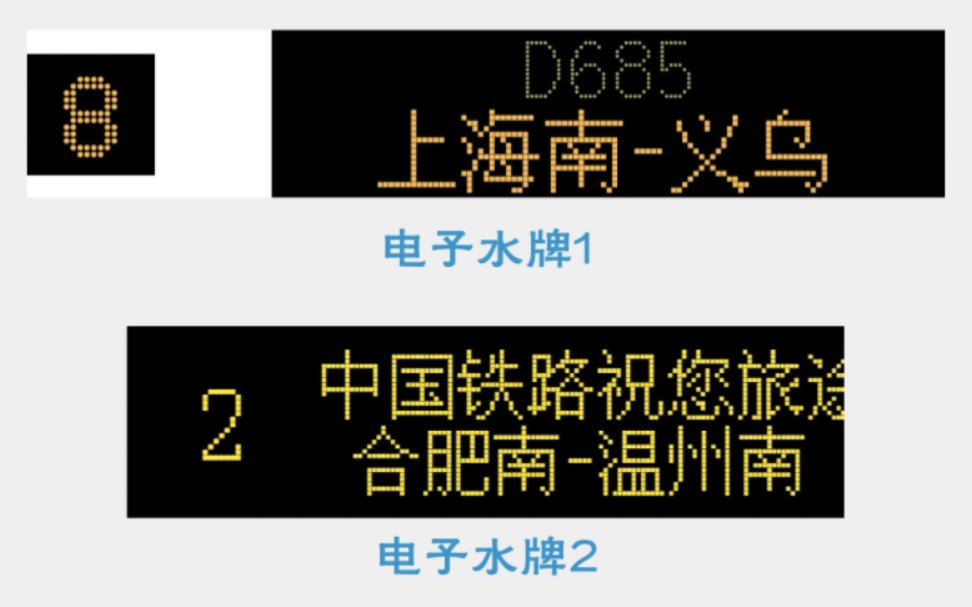 【列车水牌制作】动车篇