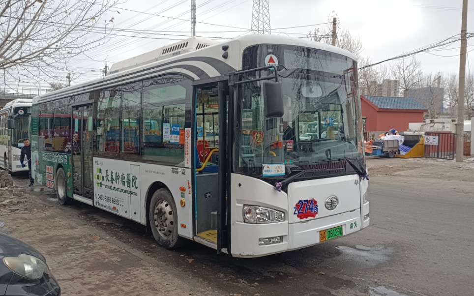 [天光路上的冬景] pov-110(2)长春公交z274路双向pov(北十条-人民广场