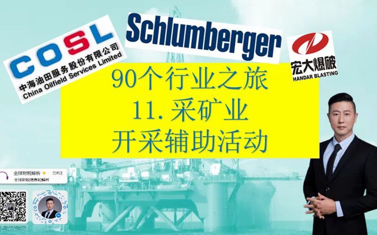 90个行业之旅11.开采辅助活动(中海油服/斯伦贝谢/宏大爆破)财报哔哩哔哩bilibili